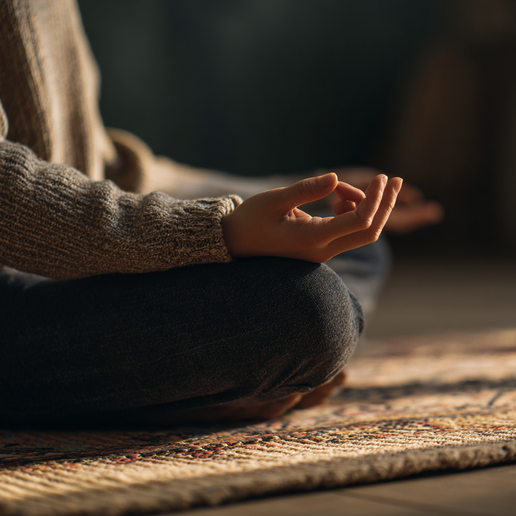 Практика йоги в студії